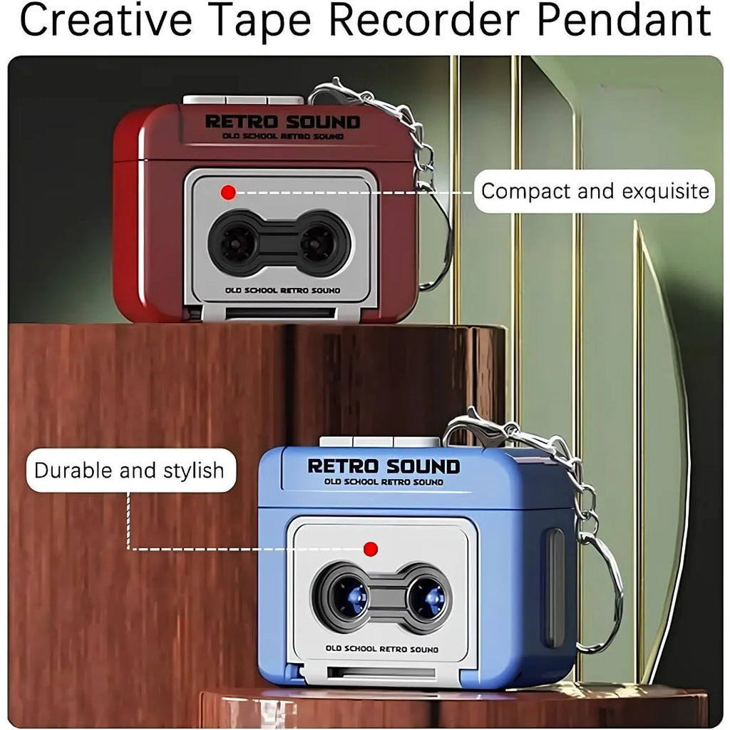 Retrosound | Voice Recording Cassette Keychain