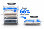 Vacuum Travel Compression Kit | 3X More Clothes, Zero Wrinkles