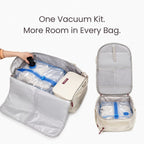 Vacuum Travel Compression Kit | 3X More Clothes, Zero Wrinkles