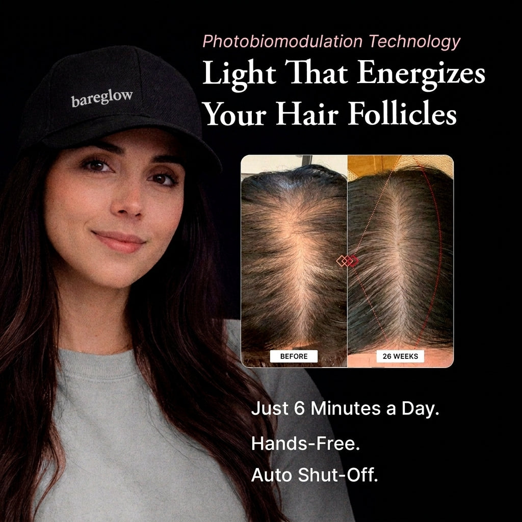 Bareglow Red Light Therapy Hair Cap